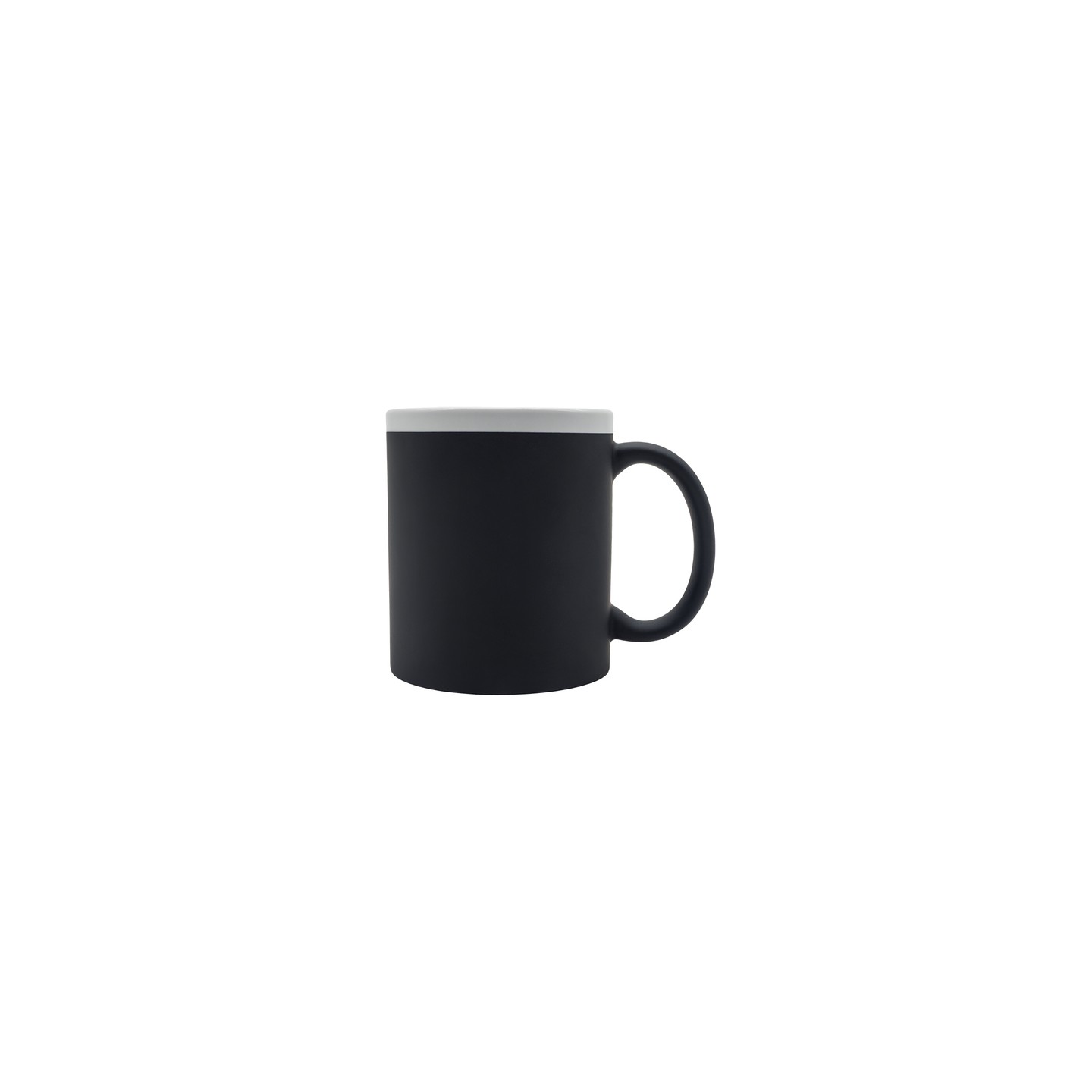 Kubek ceramiczny Velutti 350 ml, czarny