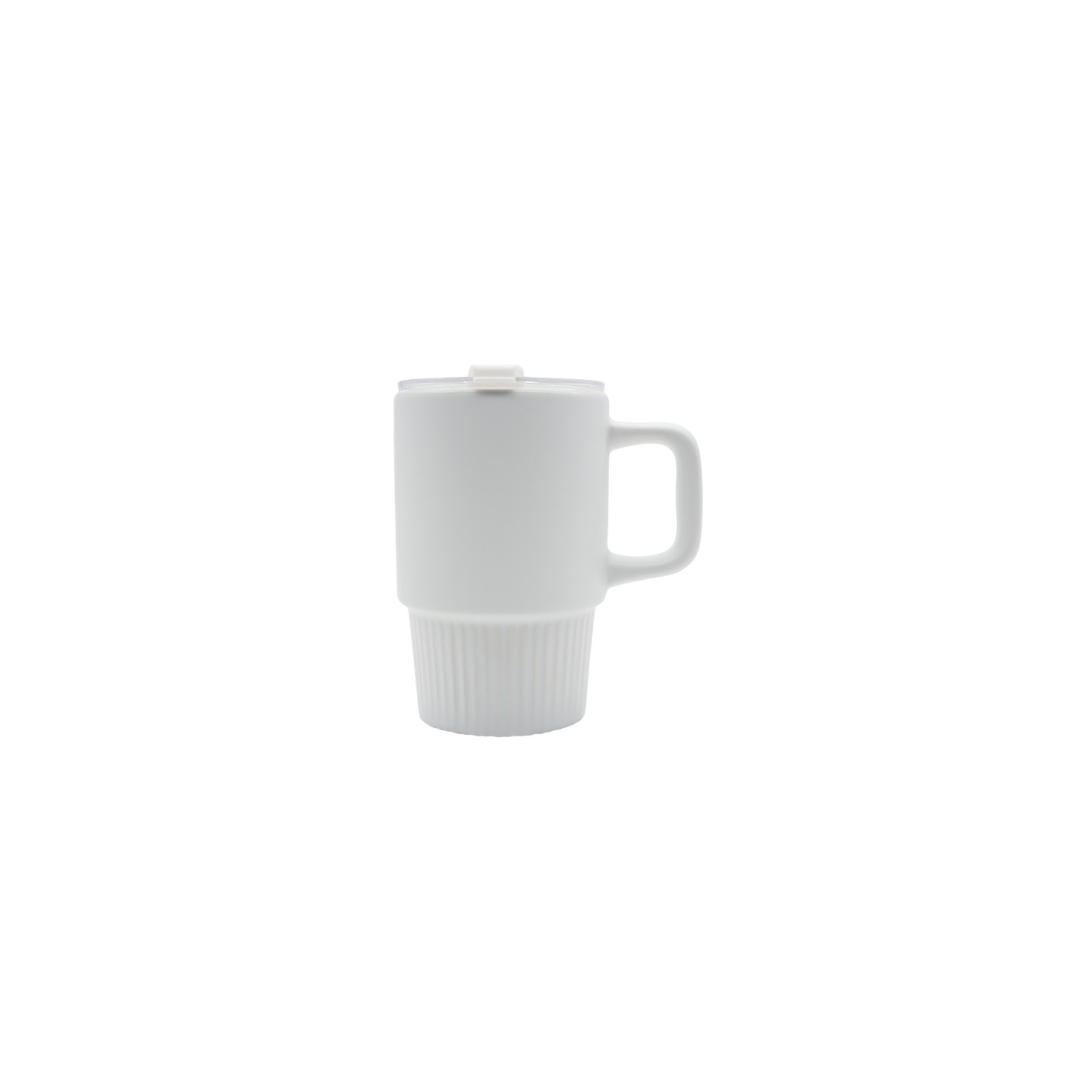 Kubek ceramiczny Azzurro 440 ml, biały