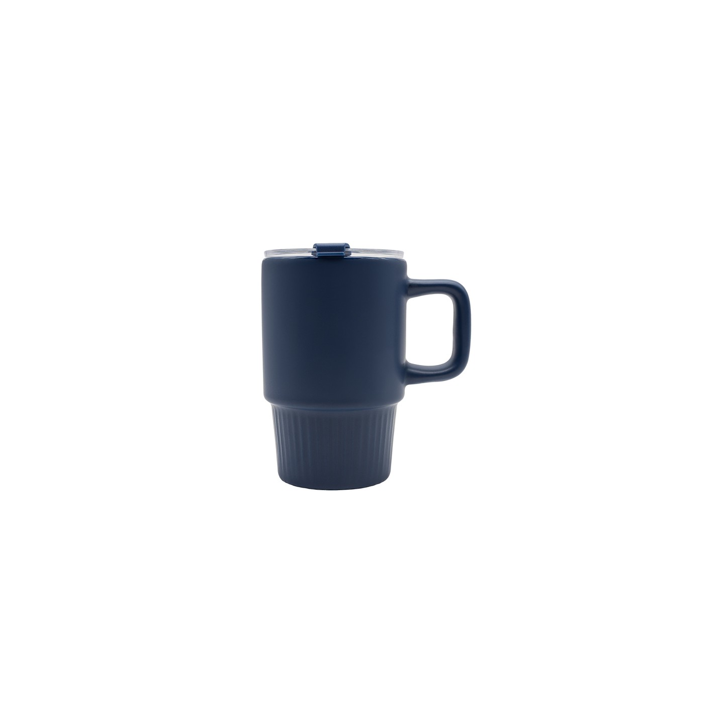 Kubek ceramiczny Azzurro 440 ml, granatowy