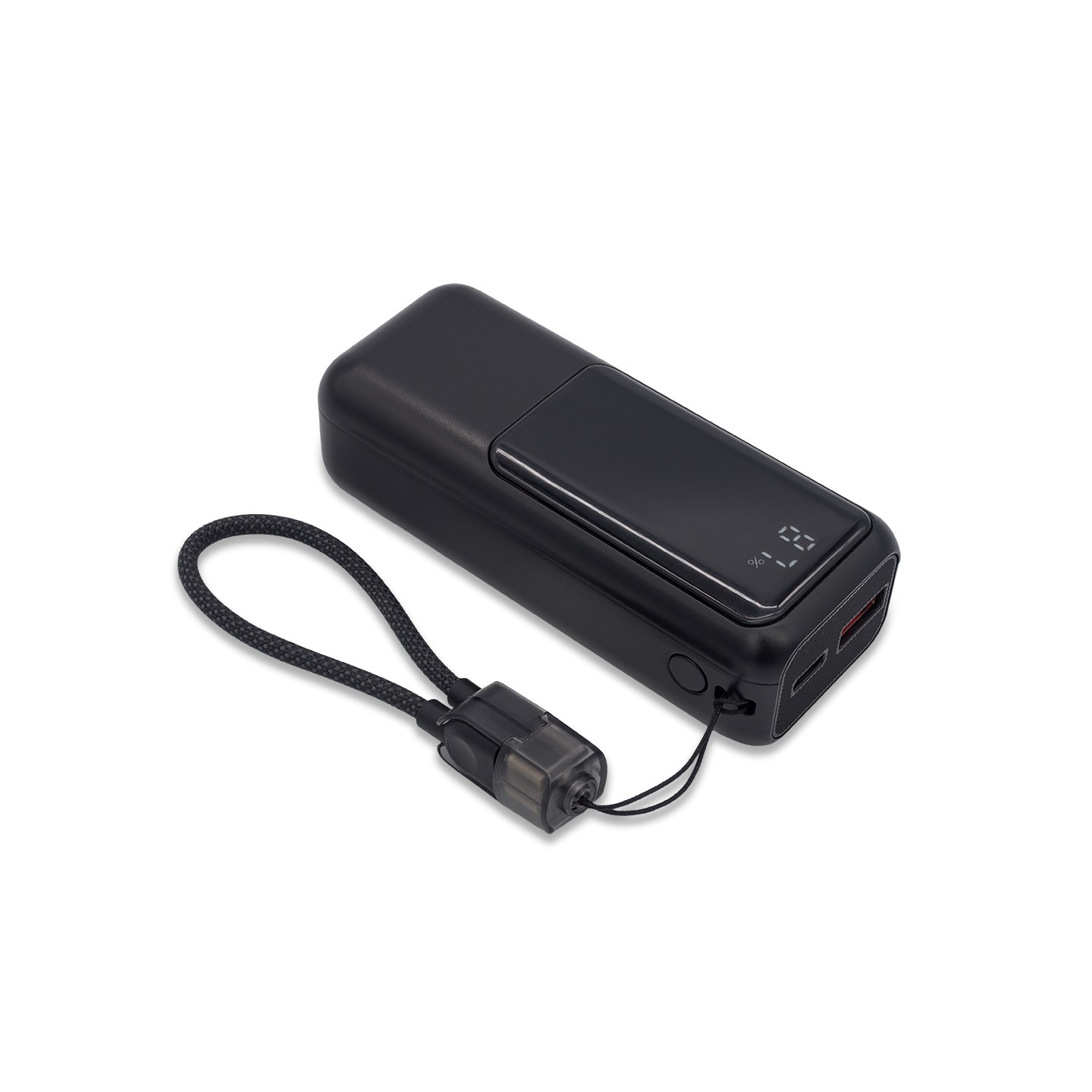 Power bank 10000 mAh 22,5W Flexipower, czarny