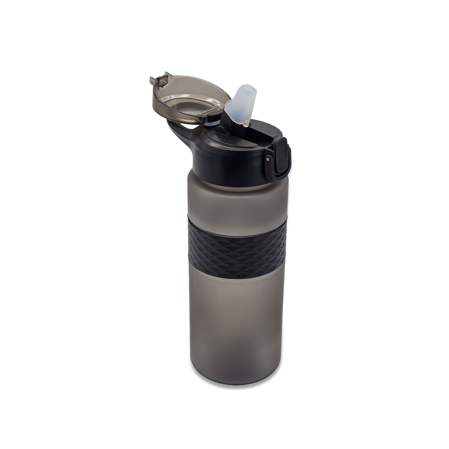 Bidon ze słomką Noviq 700 ml, czarny