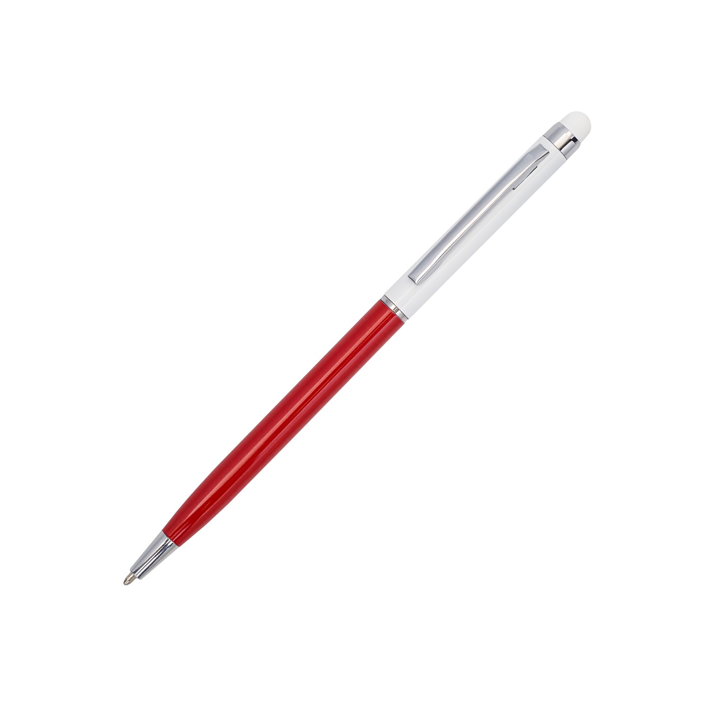 Długopis aluminiowy Touch Tipo, czerwony